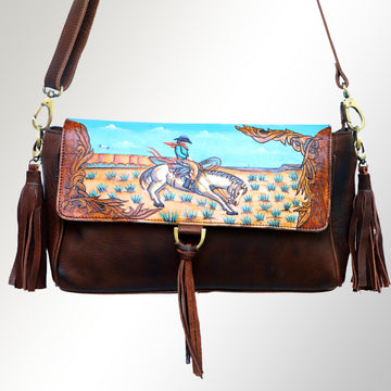 American Darling Cross Body Full Grain Genuine Leather Western Women Bag Handbag Purse | Crossbody for Cute